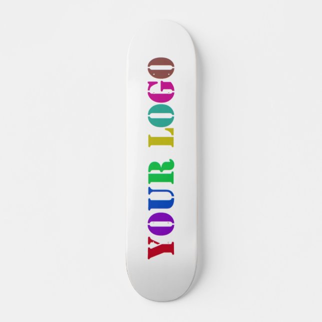 Custom Company Logo Business Skateboard Template (Front)