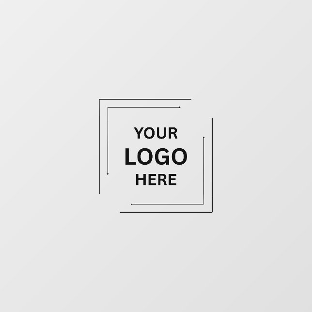 Custom Company Logo Car Window Cling (Sheet)
