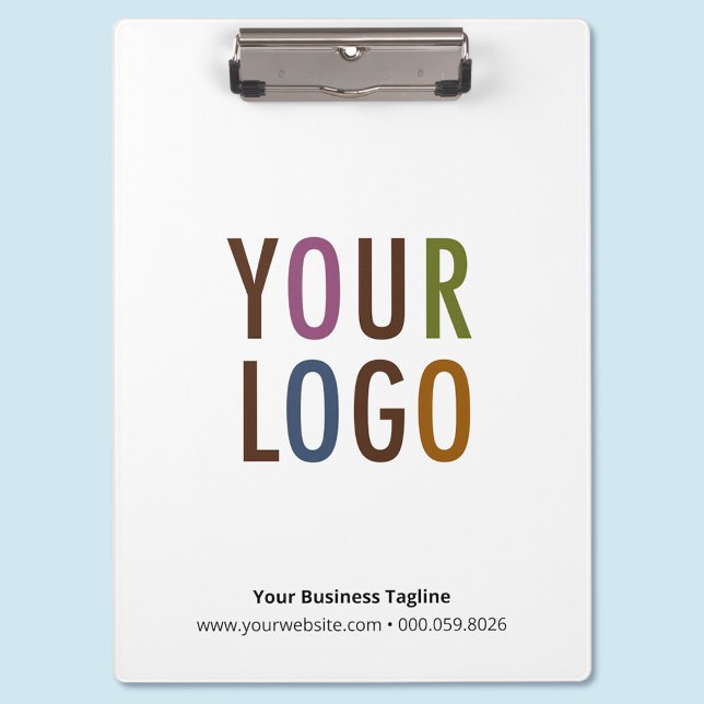 Custom Company Logo Clipboard Acrylic Promotional (MISOOK White Clipboard with Logo)