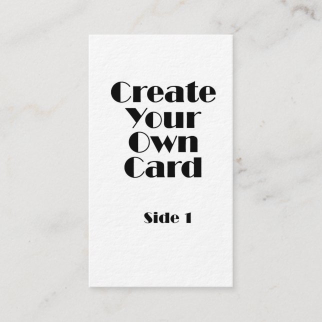 Custom Company Logo Create Your Own Business Card (Front)