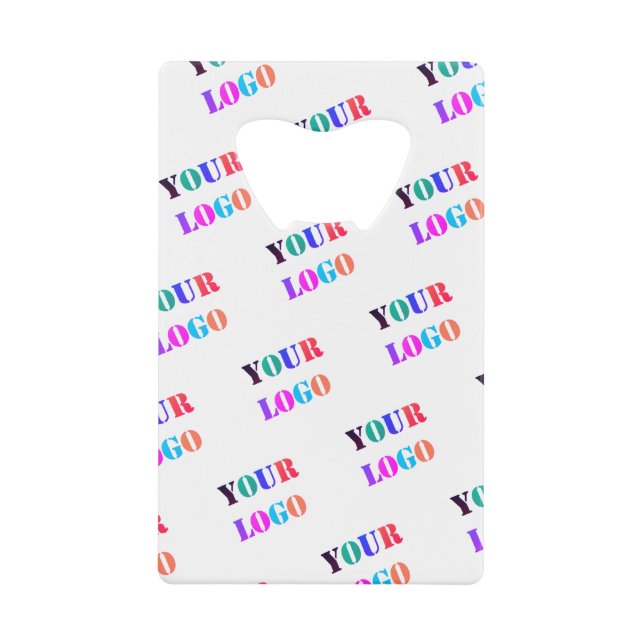 Custom Company Logo Credit Card Bottle Opener (Front)