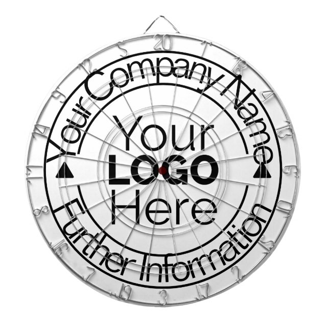 Custom Company Logo Dartboard (Front)