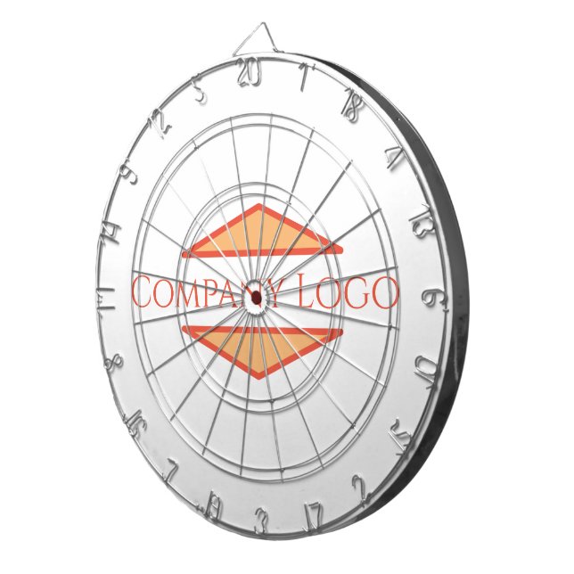 Custom Company Logo  Dartboard (Front Right)