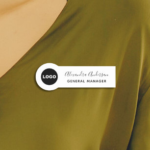 Custom Company Logo Employee ID Magnetic Name Tag