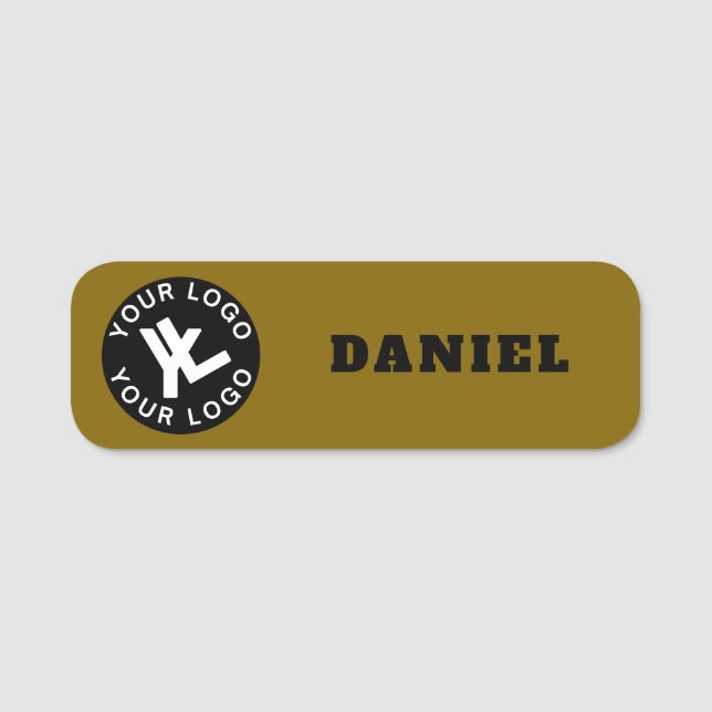 Custom Company Logo Employee Magnetic Name Name Tag (Front)