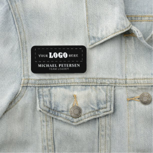 Custom company logo employee professional name tag