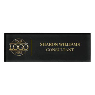 Custom Company Logo Employee Staff Name Tag