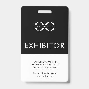 Custom Company Logo Exhibitor Badge ID Badge