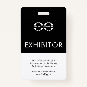 Custom Company Logo Exhibitor Badge ID Badge