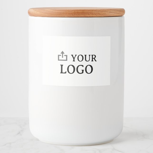 Custom Company Logo  Food Label (Front)