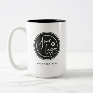 Custom Company Logo Gift Two-Tone Coffee Mug