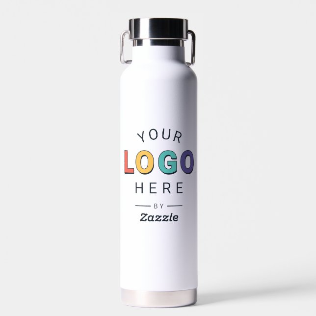Custom Company Logo Gift  Water Bottle (Front)