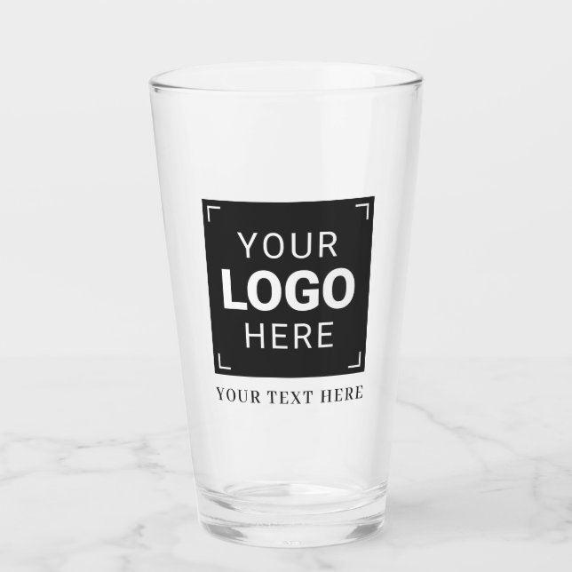 Custom Company Logo Glass (Front)