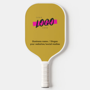 Custom Company Logo gold Business Corporate Pickl Pickleball Paddle