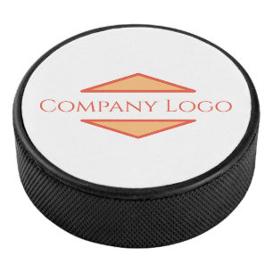 Custom Company Logo  Hockey Puck