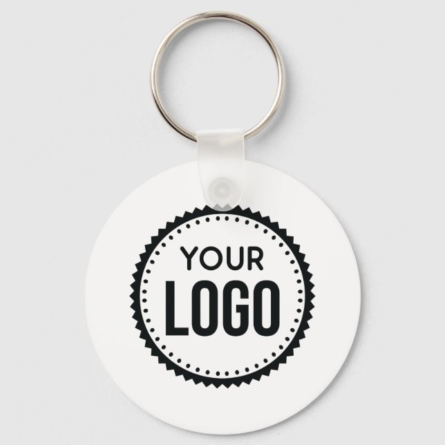 Custom Company Logo Key Ring (Front)