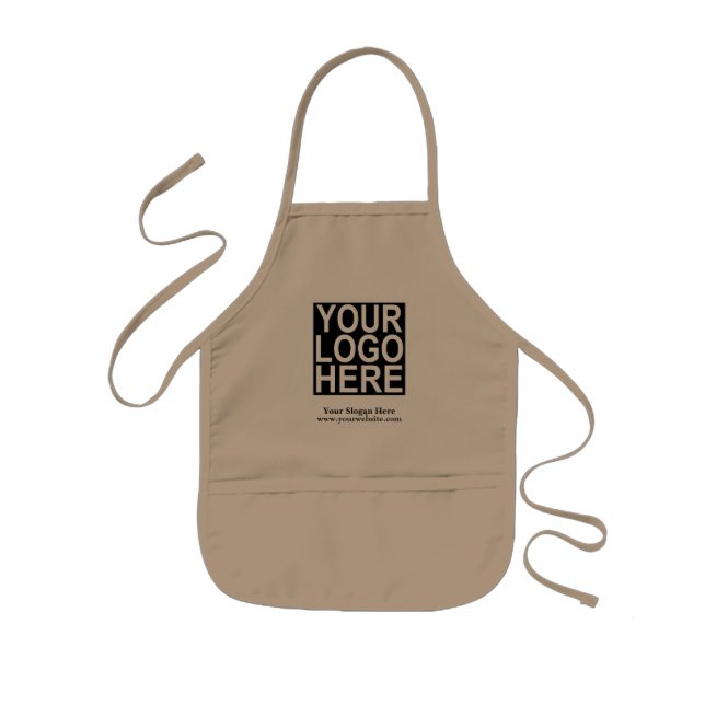 Custom Company Logo Kids Apron (Front)