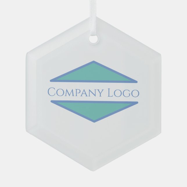 Custom Company Logo Lip Balm Glass Tree Decoration (Front)