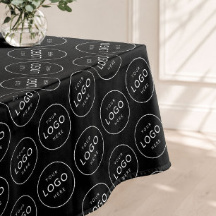 Custom Company Logo Modern Business Promotion Tablecloth