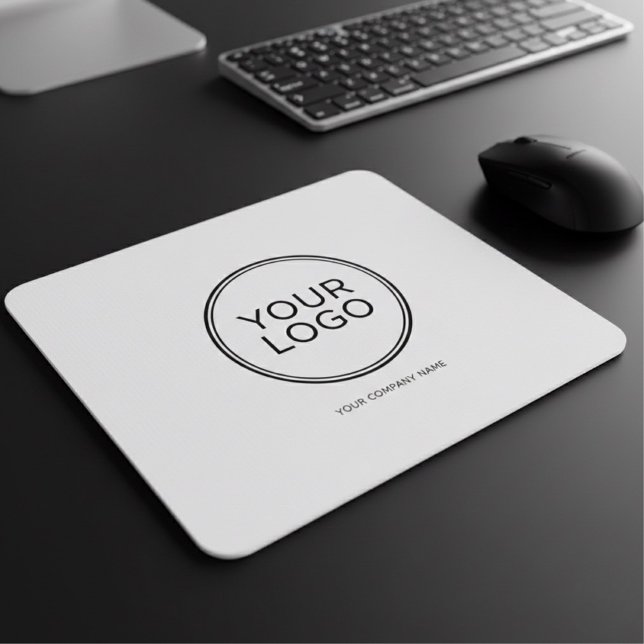 Custom Company Logo  | Modern Minimalist  Mouse Mat (Creator Uploaded)