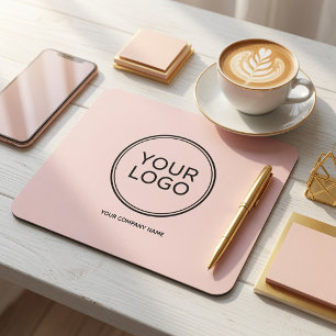 Custom Company Logo Mouse Pad   Personalised 