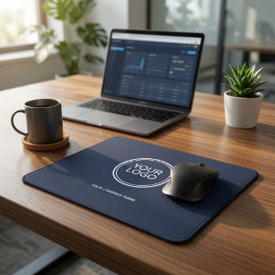 Custom Company Logo Mouse Pad   Personalised