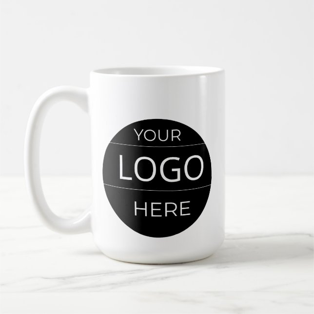 Custom Company Logo Mug – Great Corporate Gift Ide (Left)