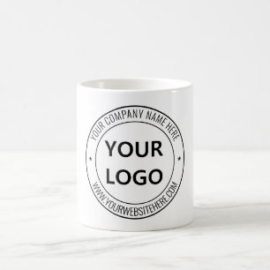 Custom Company Logo Name Website Business Mug