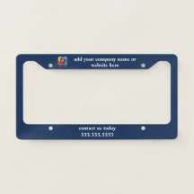 Custom Company Logo Navy Blue Business
