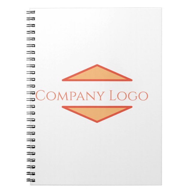 Custom Company Logo  Notebook (Front)
