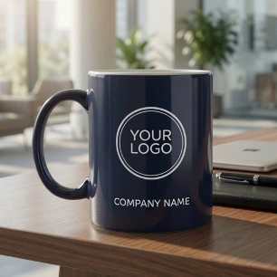 Custom Company Logo   Office Branding Coffee Mug
