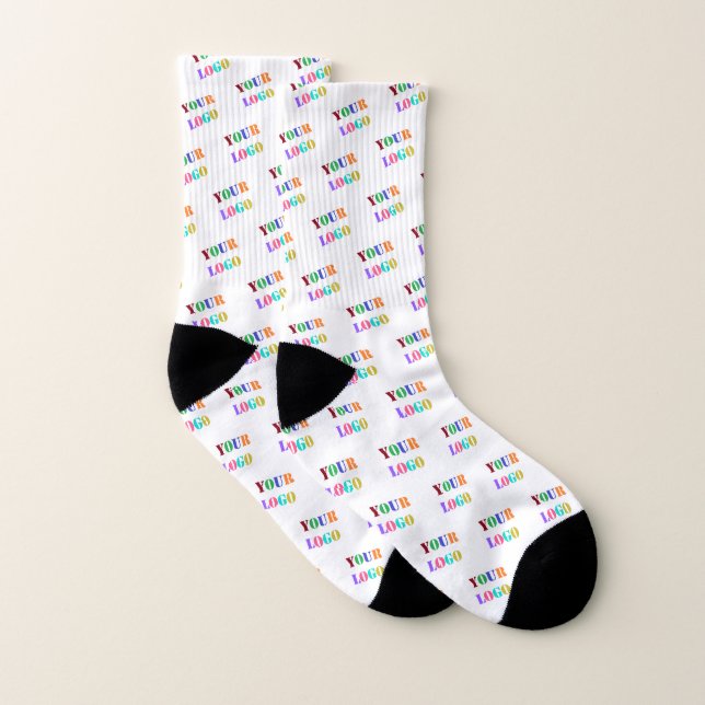 Custom Company Logo or Photo Business Socks (Pair)