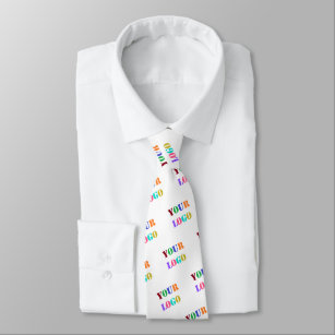 Custom Company Logo or Photo Personalized Neck Tie