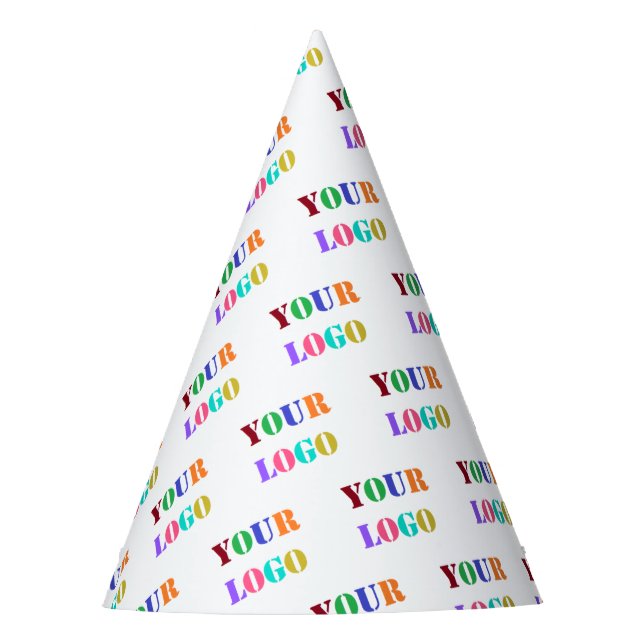 Custom Company Logo or Photo Promotional Party Hat (Front)