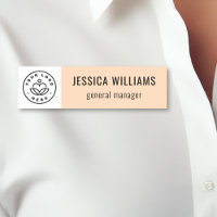 Custom Company Logo Peach Employee
