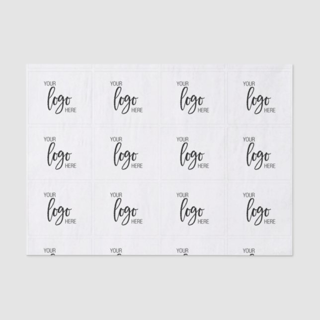 Custom Company Logo Personal Branding Business Tissue Paper (Front)