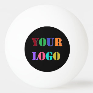Custom Company Logo Ping Pong Ball Choose Colours
