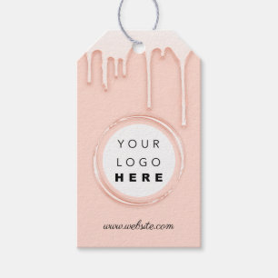Custom Company Logo Product Description Price Drip Gift Tags