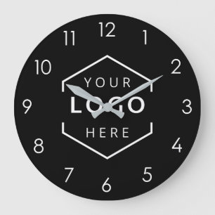 Custom Company Logo Promotional Branded Large Clock