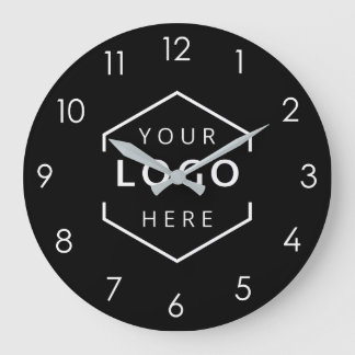 Custom Company Logo Promotional Branded Large Clock