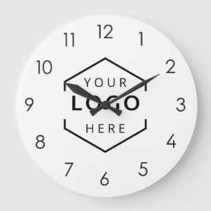 Custom Company Logo Promotional Branded Large Clock