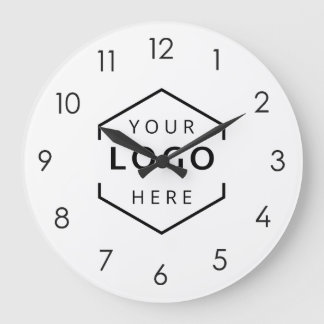 Custom Company Logo Promotional Branded Large Clock