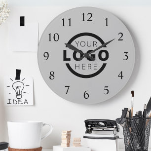 Custom Company Logo Promotional Branded Large Clock