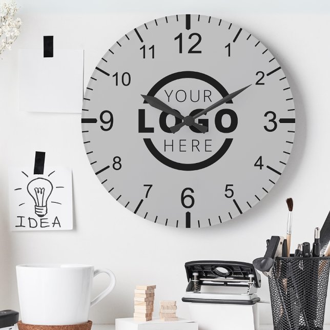 Custom Company Logo Promotional Branded Round Clock (Creator Uploaded)