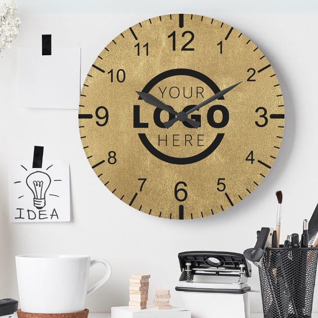 Custom Company Logo Promotional Branded Round Clock (Creator Uploaded)