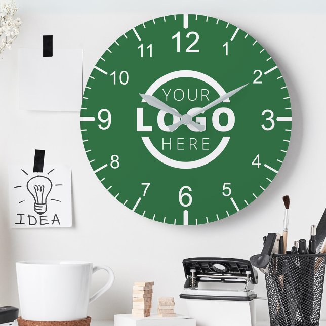 Custom Company Logo Promotional Branded Round Clock (Creator Uploaded)
