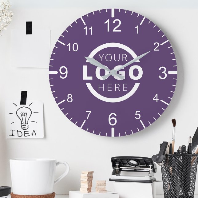 Custom Company Logo Promotional Branded Round Clock (Creator Uploaded)