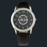 Custom Company Logo Promotional Branded Watch<br><div class="desc">Add your custom business corporate logo to create a unique wrist watch. Makes a great promotional giveaway or corporate gift for customers,  vendors,  employees or other special people. Choose from different types of watches like stainless steel. No minimum quantity,  no setup fees.</div>