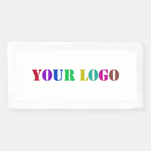 Custom Company Logo Promotional Business Banner (Horizontal)