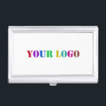 Custom Company Logo Promotional Business Card Case<br><div class="desc">Custom Colours - Personalised Business Card Cases with Your Company Logo or Photo / QR Code or Text Promotional Business Card case Gift - Add Your Logo / Image - or QR Code - Photo / or Text / Information - Resize and move elements with Customisation tool. Choose / add...</div>